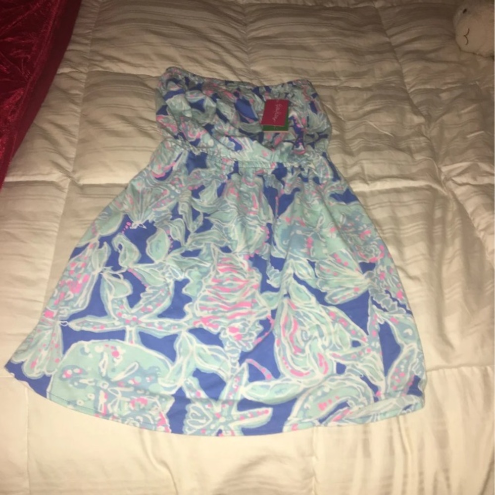 Lilly Pulitzer Windsor strapless dress XS NWT